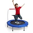NORTHERN STONE 36-Inch Folding Mini Fitness Trampoline Aerobic Exercise Rebounder with Handle