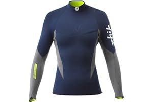 Zhik Womens Superwarm V Neoprene Wetsuit Top Navy - Easy Stretch - Targeted super stretch paneling for optimum fit -