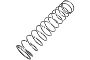 AERZETIX - Set di 10 molle di compressione - lunghezza 65mm - diametro esterno 15mm - spessore 1mm - DIN 2095 - in acciaio - C48190