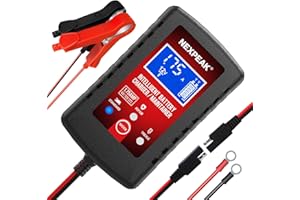 Caricabatteria Auto, NEXPEAK 6V/12V 1.75A Completamente Automatico Caricabatterie/manutentore con modalità di Recupero della Batteria per Auto, Moto, ATV, Camper, Powersports, Barca e Altro Ancora