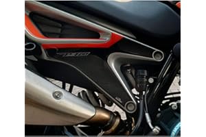 Resin Bike Aufkleber für Motorrad Kompatibel mit KTM Duke 790 2019 2020. Seitliche Unterbodenschutzabdeckungen vor Stößen und Kratzern. Paar 3D-Harzklebstoff - Stickers - Made in Italy