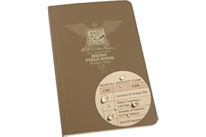 Rite in the Rain Libro resistente alle intemperie, 11,7 x 17,8 cm, copertina morbida per la cura delle vittime prolungate (n. 980T-MED)