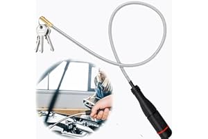hufhnwso Tige télescopique, aimant télescopique extra puissant, pince magnétique flexible, stylo magnétique télescope 3 LB