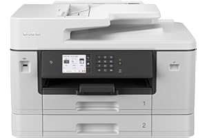 BROTHER MFC-J5740DW Wireless Colour Inkjet Printer |A4 4-in-1 (Print/Copy/Scan/Fax) | Wi-Fi/USB/NFC | A3 Print |8.8cm LCD Screen, UK Plug