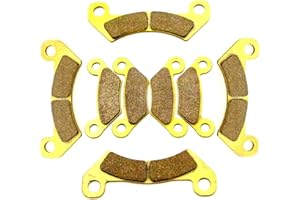 Master Chen Front Rear Brake Pads Brakes for John Deere Gator XUV 625i 825i 855D 2011 FA610F FA609R AM140607 AM141182 MC0471