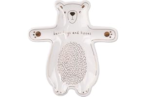 CGB Giftware Send With Love 'Bear Hugs & Kisses' Ring Dish | From Send With Love Range | Jewellery Organiser Dish | In Gift Box | Special Things | GB05484