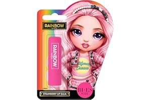 URODA Rainbow High Kids Lip Balm - Nourishing and Moisturizing Lip Balm with Delicious Strawberry Flavour for Soft, Smooth Lips - Fun and Tasty Treat for Kids