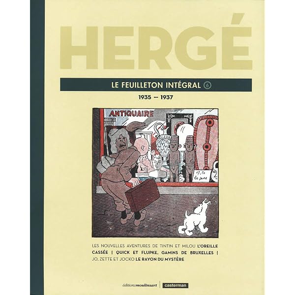 Hergé, Le Feuilleton Intégral 1937-1939 | Tome 7 | Collection BD