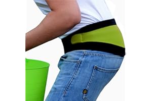 Lumbar Support Belt Designed for Gardening and Sports Use (S/Lime) No stays allow for flexible movement, breathable, airflow, cooling, non sweat technology exclusive to 4DflexiSPORT. Free-from Neoprene and Latex.