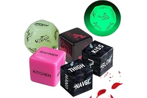 vecora 2025 New Couple Date Night Dice，Romantic Wood Couple Date Night Ideas,Husband and Wife Date Night Funny Valentine Gifts Ideas Wedding for Him Her,Wedding for Husband and Wife(5PCS)