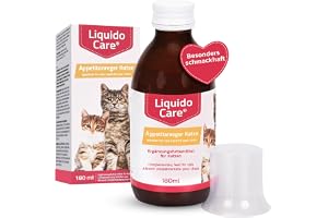 LiquidoCare aptitstimulerande katt 180 ml – kompletteringsfoder för katter – kalorisk tonic med vitaminer och taurin – för då