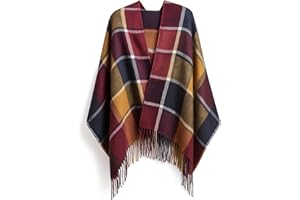 Good Nite Scarf Christmas Gifts for Women Winter Scarves Shawls Wraps Ladies Long Soft Warm Tartan Scarf Wool Spinning Tassel Stole