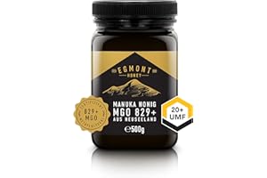 ‎EGMONT HONEY & HEALTH ESTD 2008 Egmont Honey Manuka Honig MGO 829+ UMF 20+ Original aus Neuseeland UMF 20+ 500g
