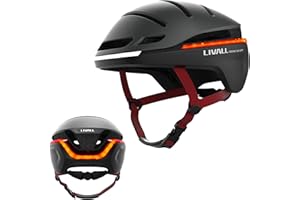 LIVALL Casque de Vélo Intelligent, Casque de Vélo Bluetooth avec Lumiere LED, Alarme SOS, Signal de Virage et Télécommande, Homme et Femme Adultes