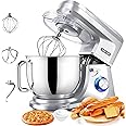 CHeflee 1800W Impastatrice Planetaria Multifunzione Professionale, Capacità 7,2 Litri Ciotola, 6 Velocità, Ad alta potenza Mu