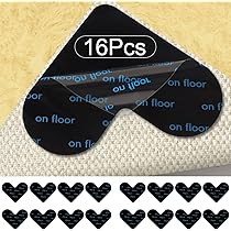 Ferma Tappeto Antiscivolo - 32 Pezzi Riutilizzabili | Per Tutti I Pavimenti Lisci - Foto 5