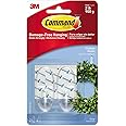 Command 3M Molette con Strisce Chiare, Istruzioni Solo in Lingua Inglese, Transparente