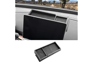 CDEFG Kompatibel mit Cupra Tavascan 2025 2026 Mittelkonsole Organizer 15 Zoll Aufbewahrungsbox Handschuhfach Aufbewahrung Auto Center Console Tray Zubehör (Instrumententafel)