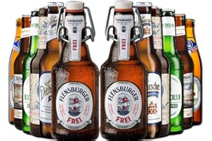 Alkoholfreies Bierpaket von BierSelect - 12 x alkoholfreies Bier in einem Geschenk Bier Paket - Super Geschenkidee für den Mann, Vater oder Kollegen