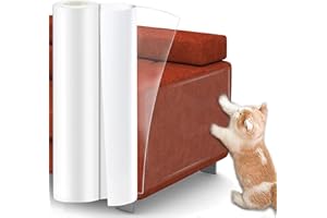 Lanswood Cat Anti Scratch Furniture Protector, 20CM × 3M Sofa Protectors From Pets, Clear Door Protector From Dog Scratch, Cat Scratch Tape for Carpet, Sofa, Couch, Door