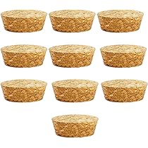 10 Tappi In Sughero Affusolati Naturali - Per Bottiglie Di Vino, Fai Da Te, Decorazioni, Dimensioni 42x35x20 Mm - Foto 6