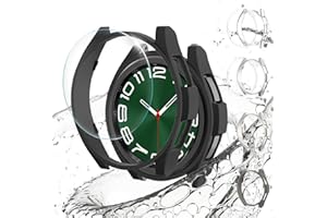 Aimtel [5+5Stück Schutzfolie Kompatibel mit Samsung Galaxy Watch 6 Classic 47mm Wasserdichtes Glas Schutz Galaxy Watch 6 Classic Schutzhülle Displayschutz für Galaxy Watch 6 Classic Schutzhülle 47mm