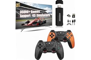 iTaixingLe X2 Pro Game Stick Built-in 30000+ Games, Retro Games Console 30+ Emulators, with 2.4G Wireless Controller