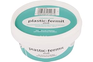 Sanitop-Wingenroth Plastic-Fermit Installationskit | 250 g Dose | Zum Abdichten von Ablaufarmaturen | Dauerplastische Dichtungsmasse auf Kunststoff-Basis | Knetbar | Sparsam | Weiß | 25107 5