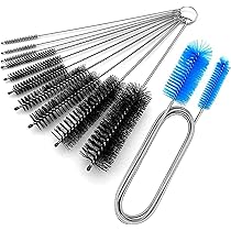 VVQWCY 5-teiliges Abflussreiniger Set - Rohrbürste & Spirale Gegen Verstopfung