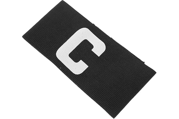 VANZACK Brassard De Capitaine De Football Brassard C-Mark Brassard De Réglable Balle Formation Capitaine Bande Fournitures 1Pc (Jaune)