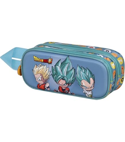 DRAGON BALL SUPER - Trousse Scolaire Ovale Officielle Dragon