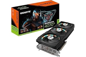 GIGABYTE GeForce RTX 4070 TI GAMING OC 12GB Carte graphique - 12GB DDRX6 21Gbps 192bit, PCI-E 4.0, Core 2565Mhz, RGB, DisplayPort 1.4, HDMI 2.1a, NVIDIA DLSS 3, GV-N407TGAMING OC-12GD