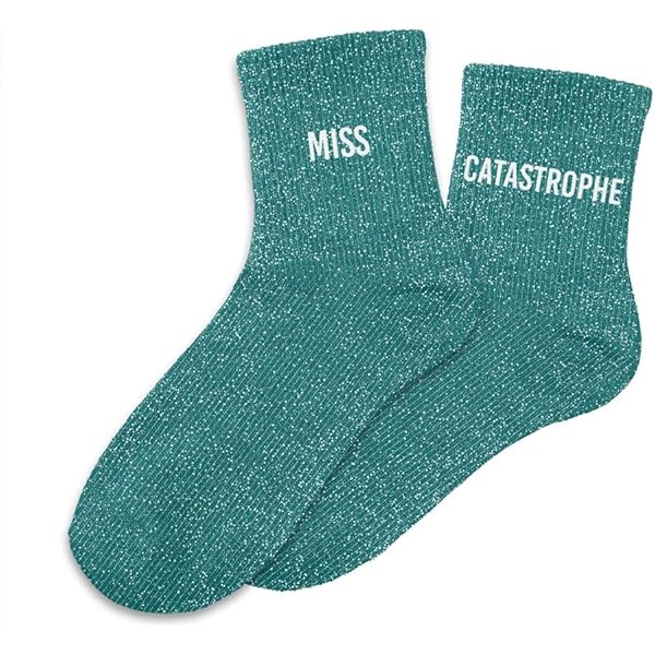 Chaussettes à Paillettes SOCKS SYMBOL 'Ma Vie' - Dépareillées, Taille 36-42, Look Stylé Et Pailleté - 6