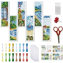 Lot De 10 Pinces à Toile Pour Broderie Et Point De Croix - Avec Cordon Extensible, Clips Latéraux Et D'extrémité