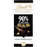 Lindt Chocolate EXCELLENCE 90% Cacao, Pure Chocolate Tablet, Soft, Aromatic Dark Chocolate, Extra Fine, Intense and Balanced,