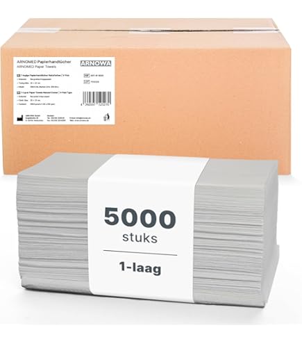 Hostess™ NATURA™ Gevouwen Handdoeken 6811 | 2-laags | 25x23 cm | Wit