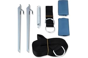 ‎YOUR GEAR your GEAR Storm Kit - Storm Tape for Awning - Motorhome Accessories - Caravan Storm Protection for Caravan Awnings Sun Canopies - Includes 2 Pegs, 2 Corner Protectors, Tension Spring - 13 m Length