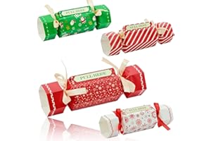 MIENOCOL 4 Pack Christmas Money Box for Cash Gift,Christmas Pull Surprise Candy Box Money Gift Box Funny Pull Cash from Money Case Novelty Festival Cash Drawer for Christmas Surprise