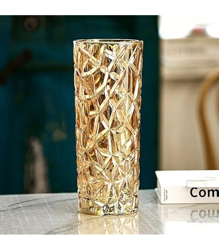 RCR Vaso Ninphea Colorato In Cristallo LUXION Senza Piombo - Altezza 30 Cm