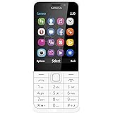 Nokia 230 Dual SIM Smartphone (7.11 cm (2,8 Zoll), 16MB, 2 Megapixel, Betriebssystem Series 30+) Silber
