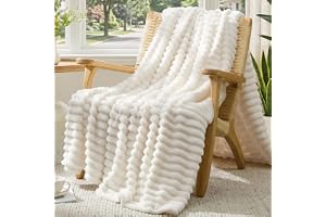 Vielit Cord gosig filt, fluffig, dekorativ sofffilt, 150 x 200 XL