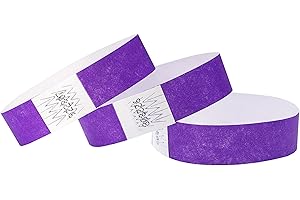 Cintapunto® – Confezione da 1000 pezzi, braccialetti in tyvek, 19 mm, per entrata locali, festival