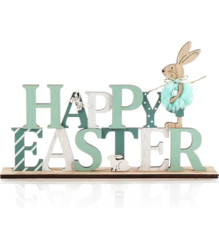 Spiedini Di Bambù Decorativi Per Pasqua - 100 Pezzi Con Coniglietto E Uova - Foto 5