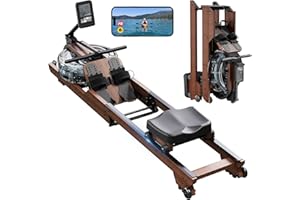 DRIPEX Rameur Pliable Appartement Freinage Magnétique 16 Niveaux de résistance Silencieux avec APP Exclusive, Rameur Magnétique Support de Tablette Assemblage Facile