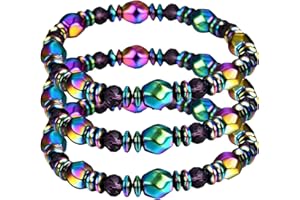 COTTNY Lunula Electroactive Aurora Bangle, Lymph Detox Magnetic Bracelet, Electroactive Aurora Bangle Bracelet, Magnetic Auroras Stone Bangle, Lymphatic Drainage Jewellery Bracelet for Men Women