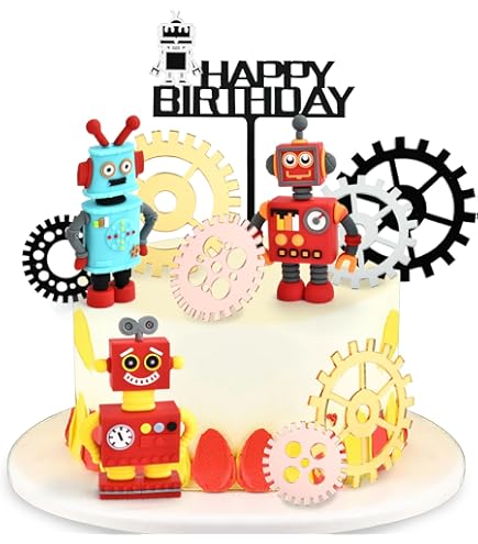 Decorazione Per Feste Di Compleanno Con Robot, Accessori Per Feste Con Robot, Inclusi Piatti, Tovaglie, Tovaglioli, Stoviglie, Forniture Per Feste Robot Per Ragazzi E Ragazze, Baby Shower, Per 40