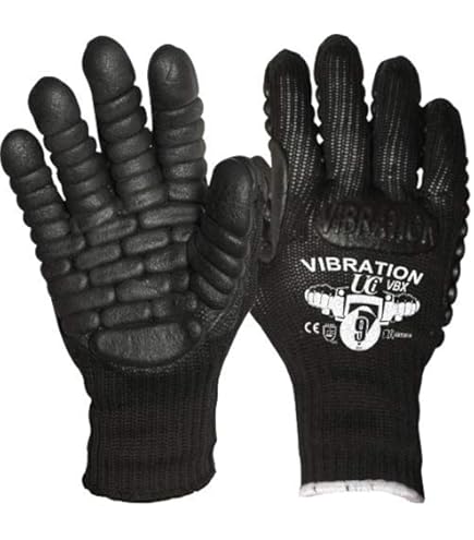 GUANTI DA LAVORO NITRILE ANTISCIVOLO TRASPIRANTI NERO TG. 8M-9L-10XL - Foto 3