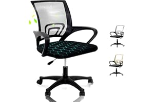 EveryKip Original® Silla Escritorio Ergonomica Ajustable con Apoyo Lumbar Negro| Ruedas Anti-Arañazos 360° | Sillas Oficina Ejecutiva Transpirable | Cadeira Ergonómica Office Chair