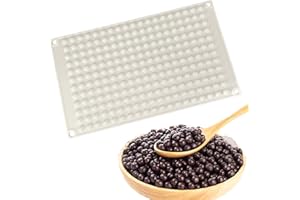 duoyif Stampo Silicone Sferico Piccola 228Cavités 5mm Stampi Silicone Sfera Mini Stampo Palla Stampo Cioccolato Sfera Stampo Da Forno Per Palla Torta/Cioccolato/Caramelle (bianco, 5mm 228Cavités)