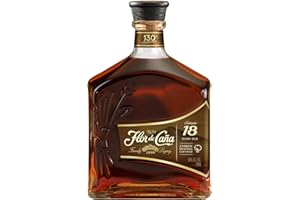 Flor de Caña 18 - Rum Scuro, Senza Zuccheri Aggiunti, Bottiglia da 700 ml